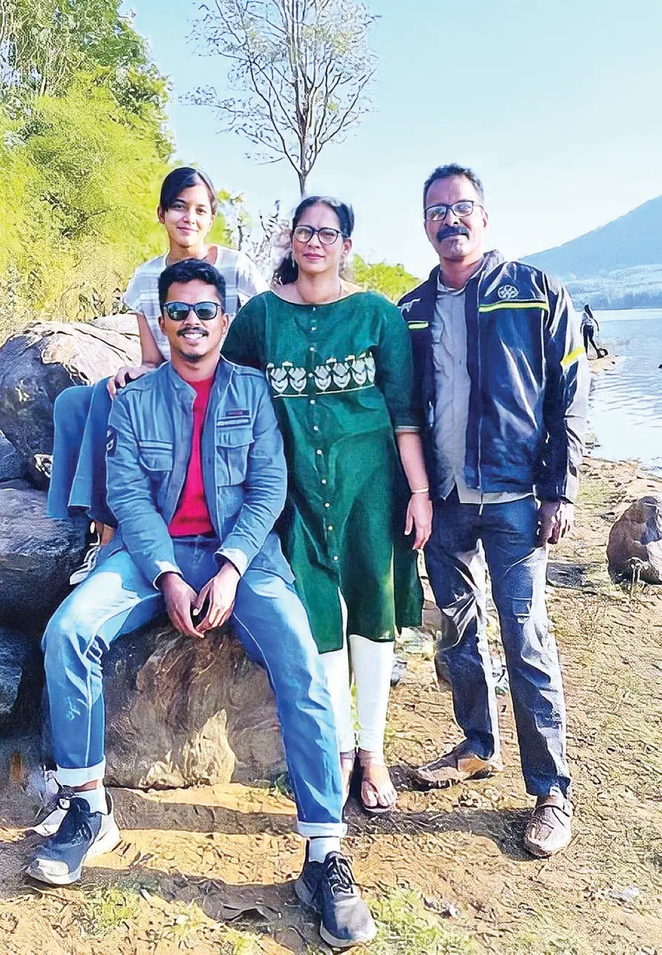Rajeesh Paleri and family