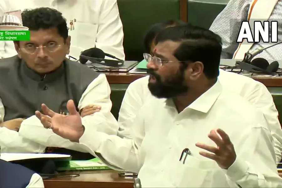 Eknath Shinde mentions his children, breaks down during Assembly speech