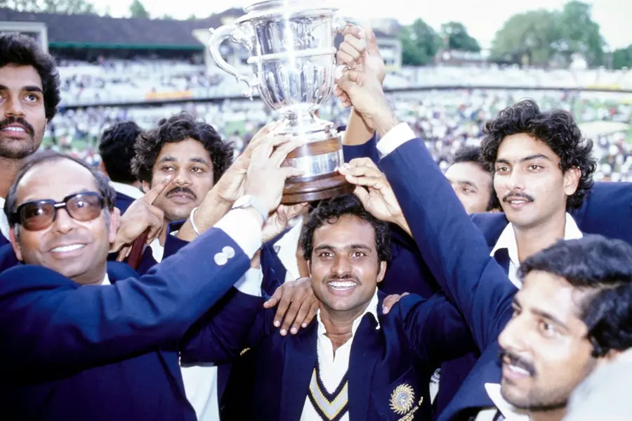 On this day, India played its first test, wins maiden Cricket World Cup title