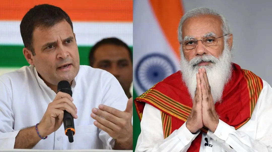 Rahul Gandhi and Narendra Modi. Photo: AFP/ANI