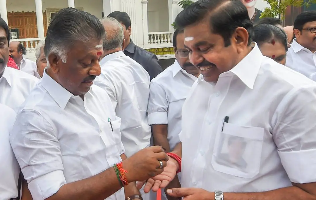 O. Panneerselvam and K. Palaniswami | Photo: PTI