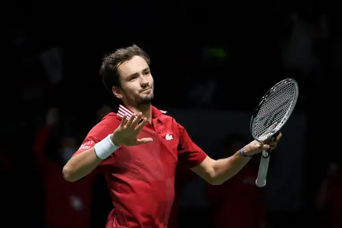 Medvedev seals Russia's win over Germany in Davis Cup semis