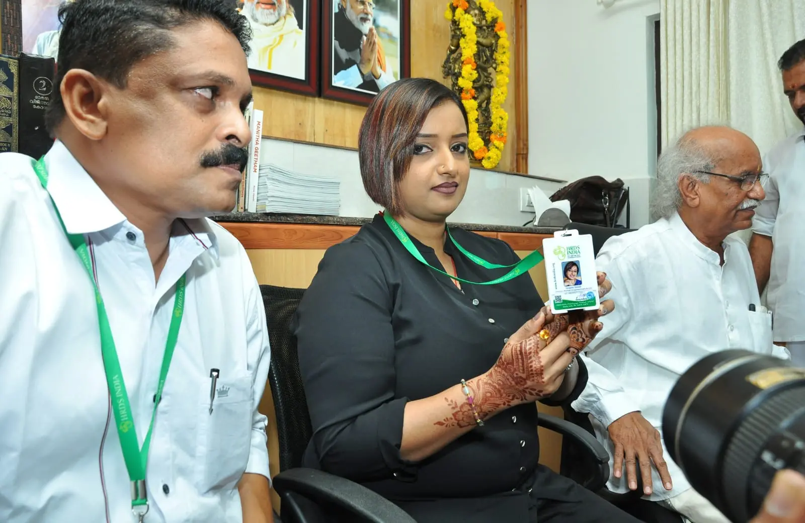 Swapna Suresh joining as CSR director in HRDS. | Photo: Mathrubhumi