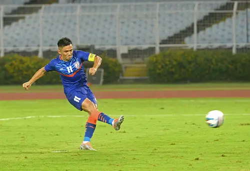 Sunil Chhetri in action | ANI