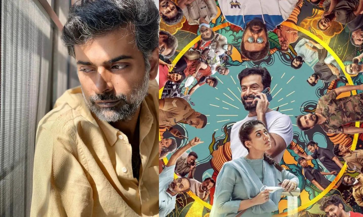 Alphonse Puthren (left) and 'Gold' poster. Photo: Facebook/alphonseputhren