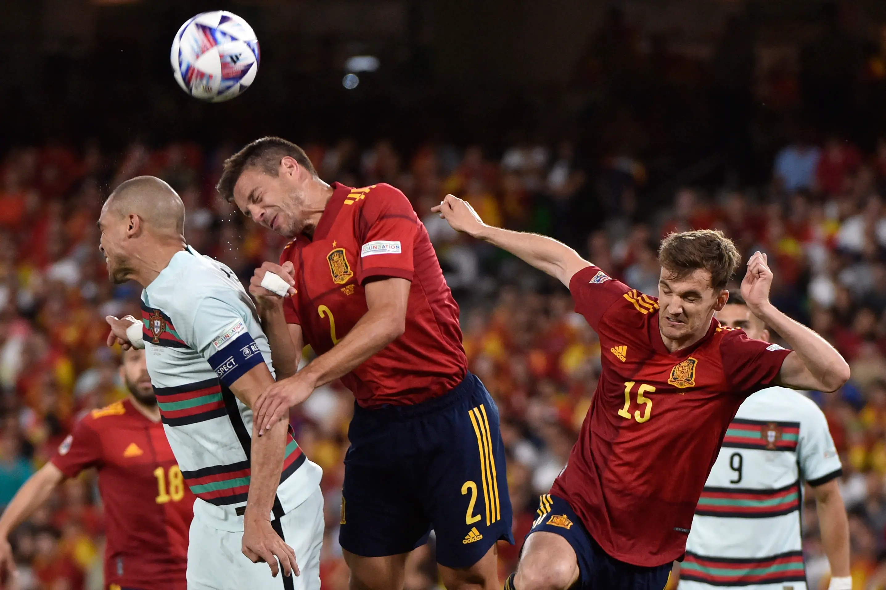 Spain vs Portugal match ends in a draw | Photo: AFP