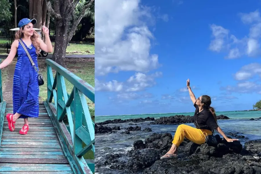 Rimi Tomy enjoys vacay in Mauritius, see pics