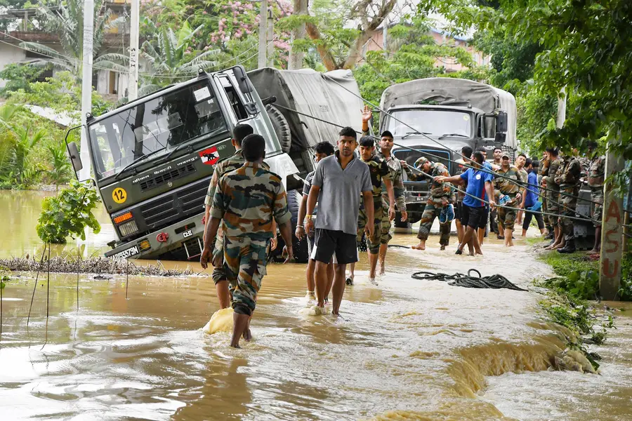 Assam floods: Nearly 6.80 lakh people in 31 districts reeling under deluge