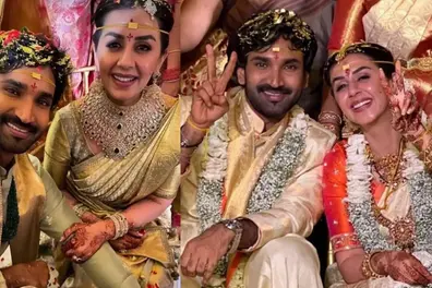 ‘1983’ actress Nikki Galrani ties knot with actor Aadhi