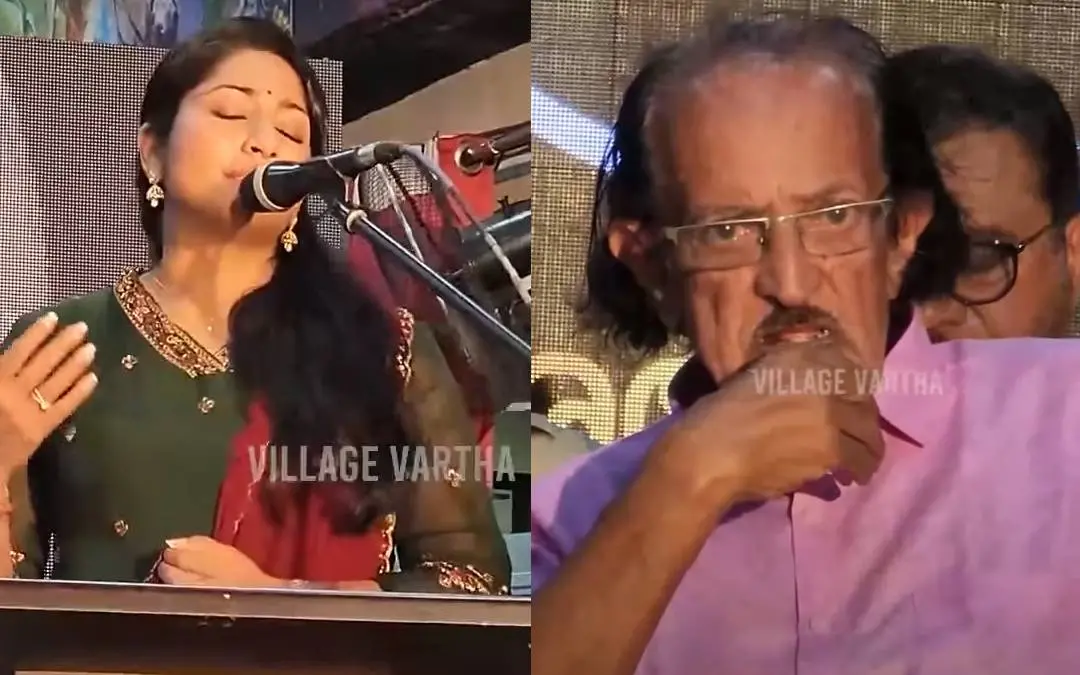 Navya Nair and TP Madhavan | Photo: Screengrab