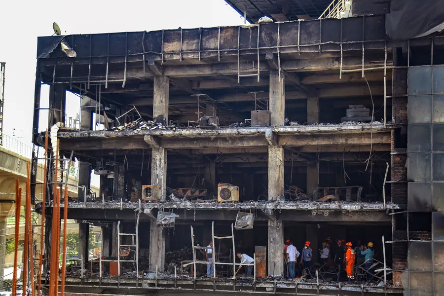 Mundka fire: Building owner arrested