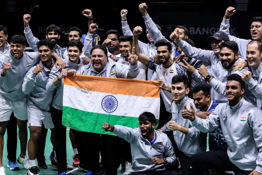 India beat Indonesia 3-0 to lift maiden Thomas Cup trophy