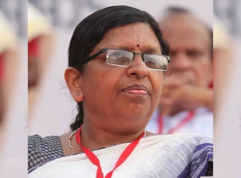 Kerala Women's Commission Chief P Sathidevi  | Photo: Ramanath Pai