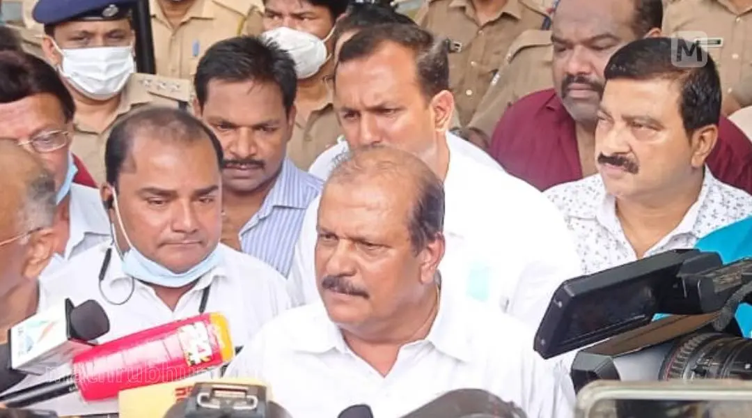 P C George addressing the media | Photo: Mathrubhumi
