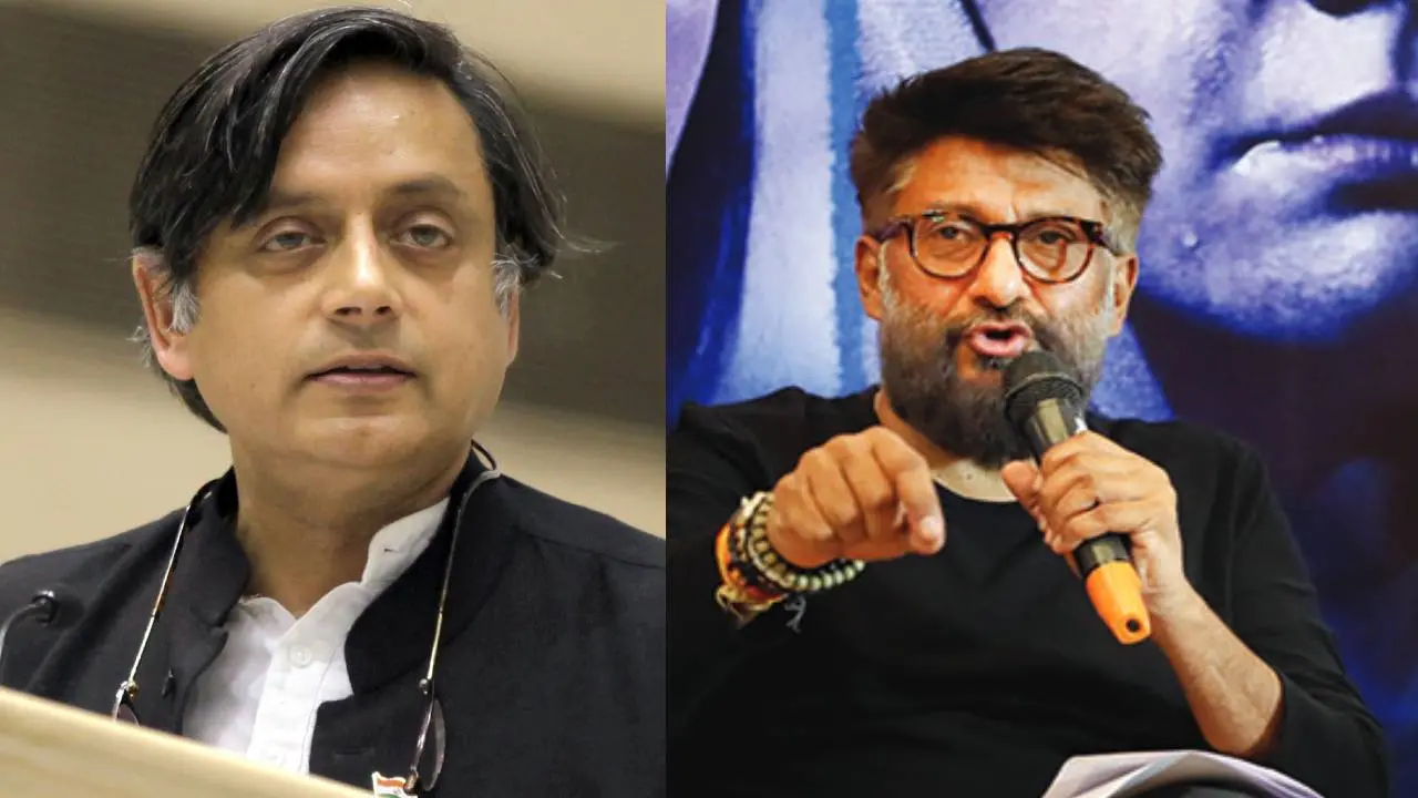 Shashi Tharoor, Vivek Agnihotri