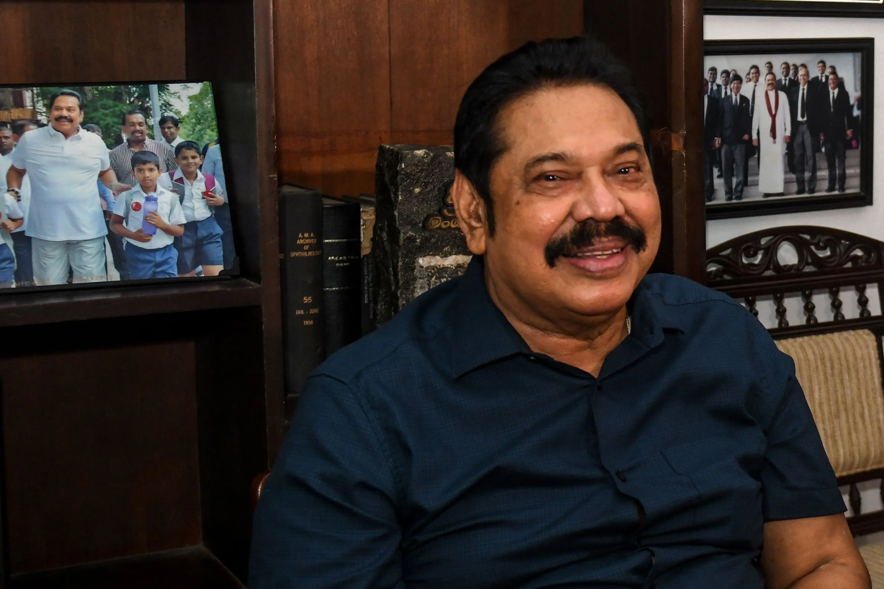 Mahinda Rajapaksa. Photo:AFP