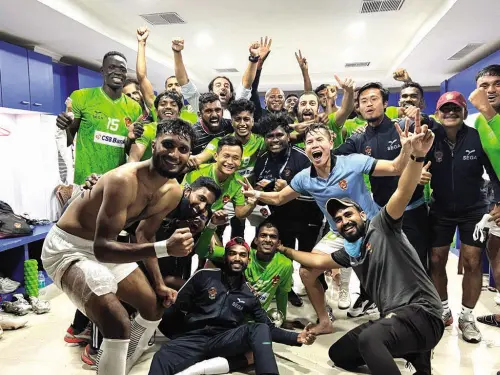 Gokulam FC team members | File photo