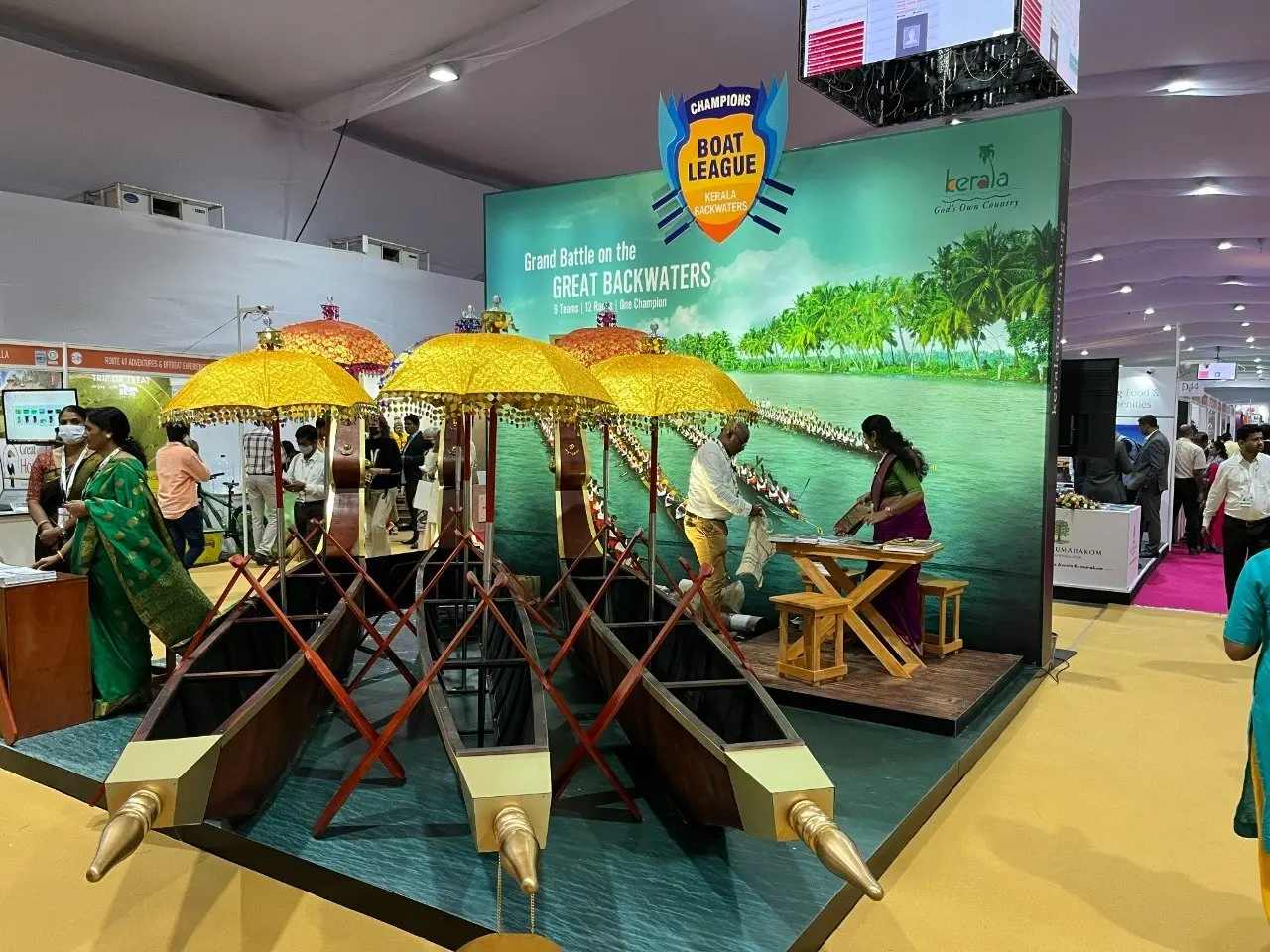 A stall in Kerala Travel Mart | twitter.com/KeralaTourism