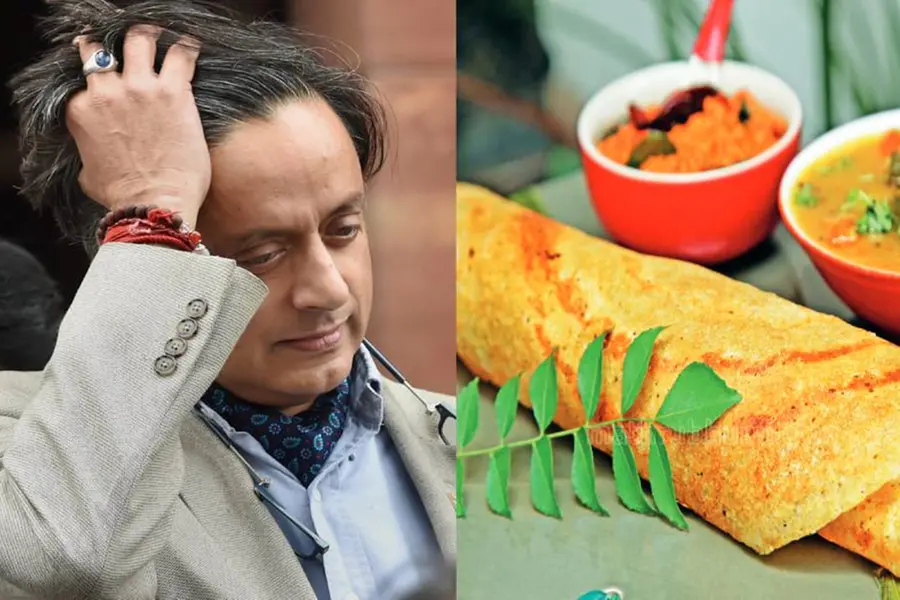 Shashi Tharoor's witty reply to dosa ‘baked’ with ‘egg water’ in Chochi airport