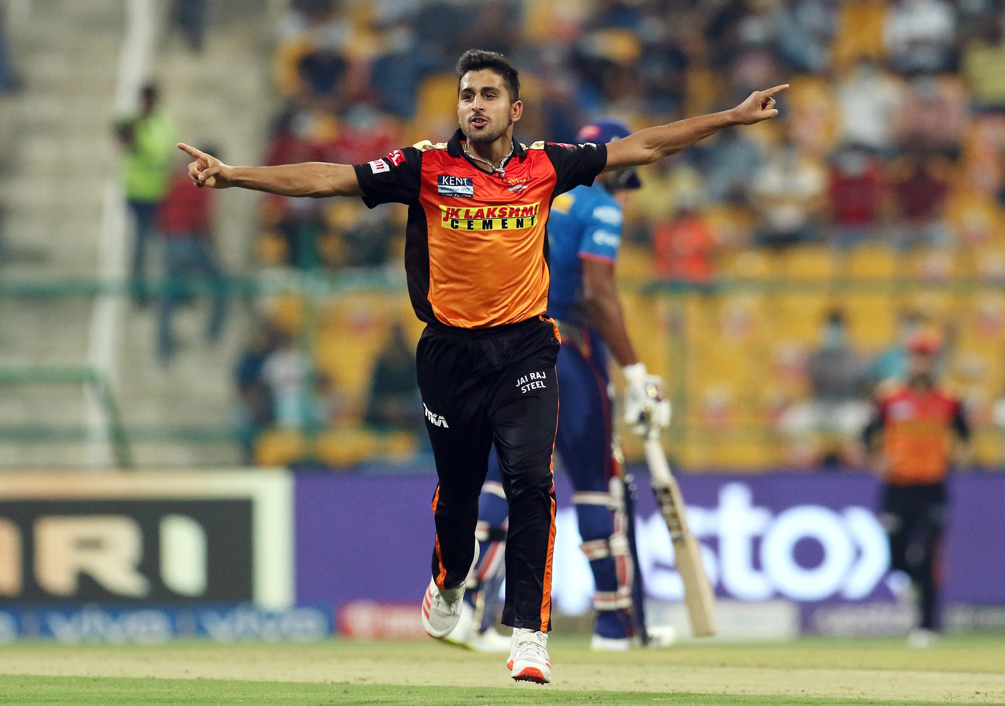 Umran Malik of Sunrisers Hyderabad. Photo: ANI
