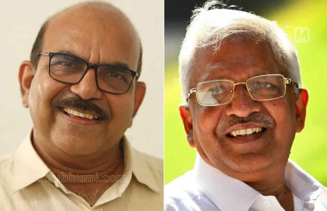 പി.ശശി, പി. ജയരാജന്| Photo: Mathrubhumi