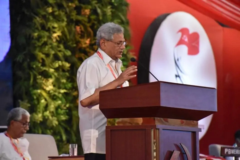 Sitaram Yechury speaks at Party Congress | Source: Facebook/CPIMKerala