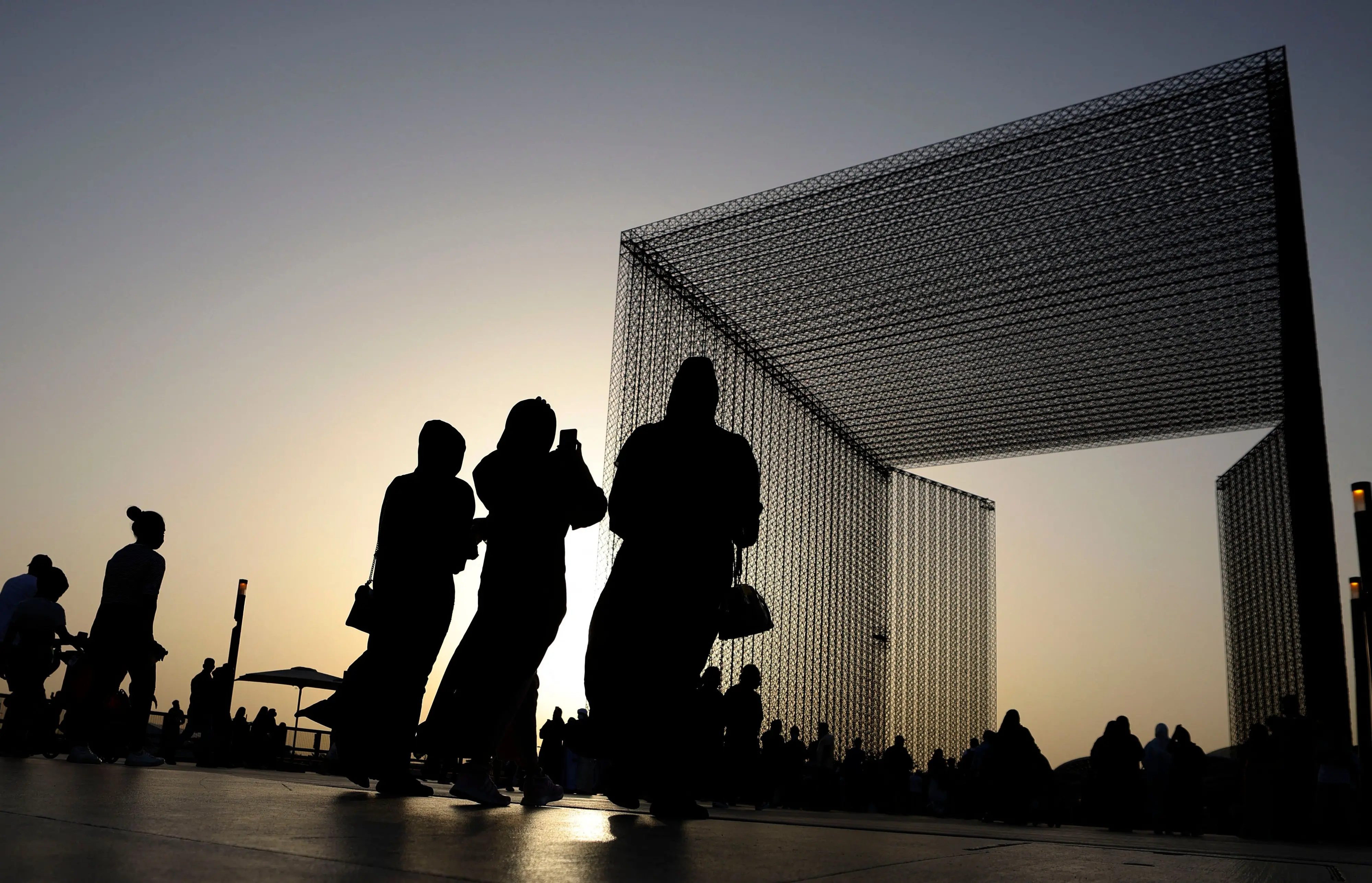 People visiting the Expo 2020 | Photo: AFP
