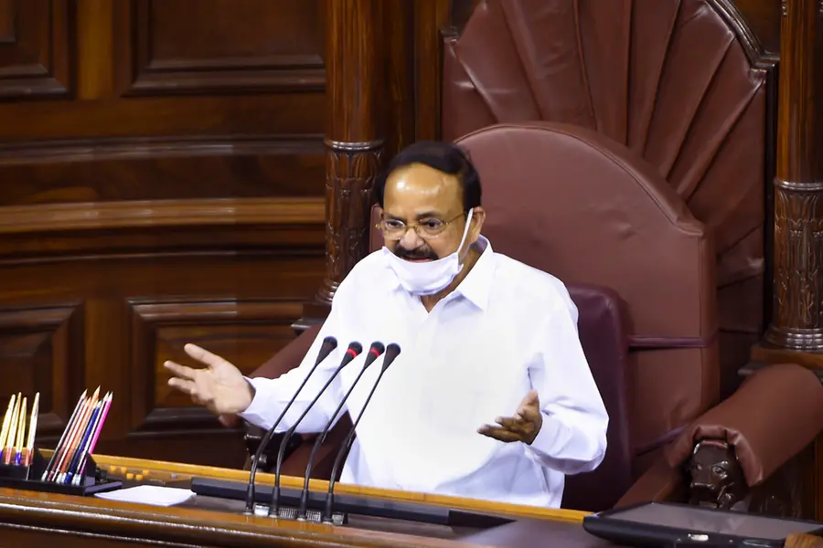 Rajya Sabha proceedings adjourned again amid opposition protests over suspension of MPs