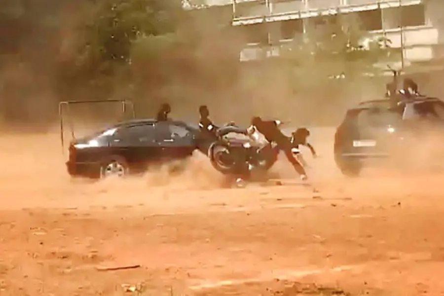 Car-bike accident amid stunts displayed by Plus Two students on farewell in Kozhikode, See video