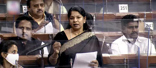 DMK MP Kanimozhi | Photo: ANI