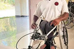 Saji gets new wheelchair, starts preparation for national-level competition