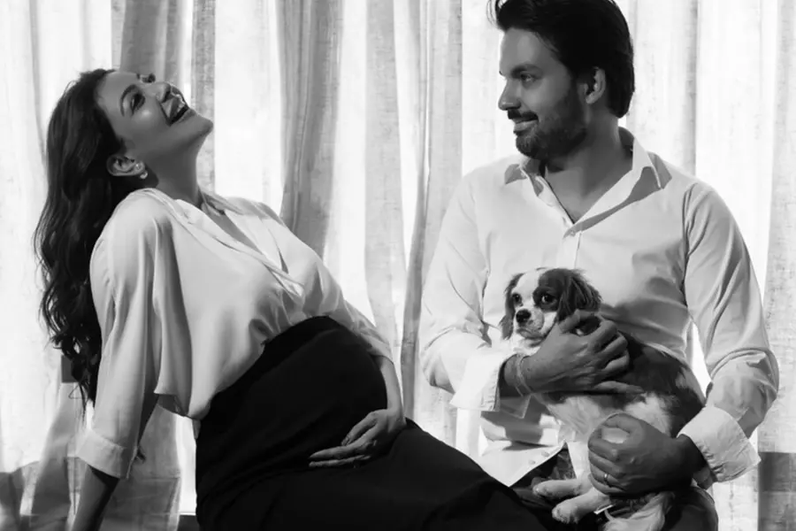 Mom-to-be Kajal Aggarwal looks elegant in her maternity photoshoot