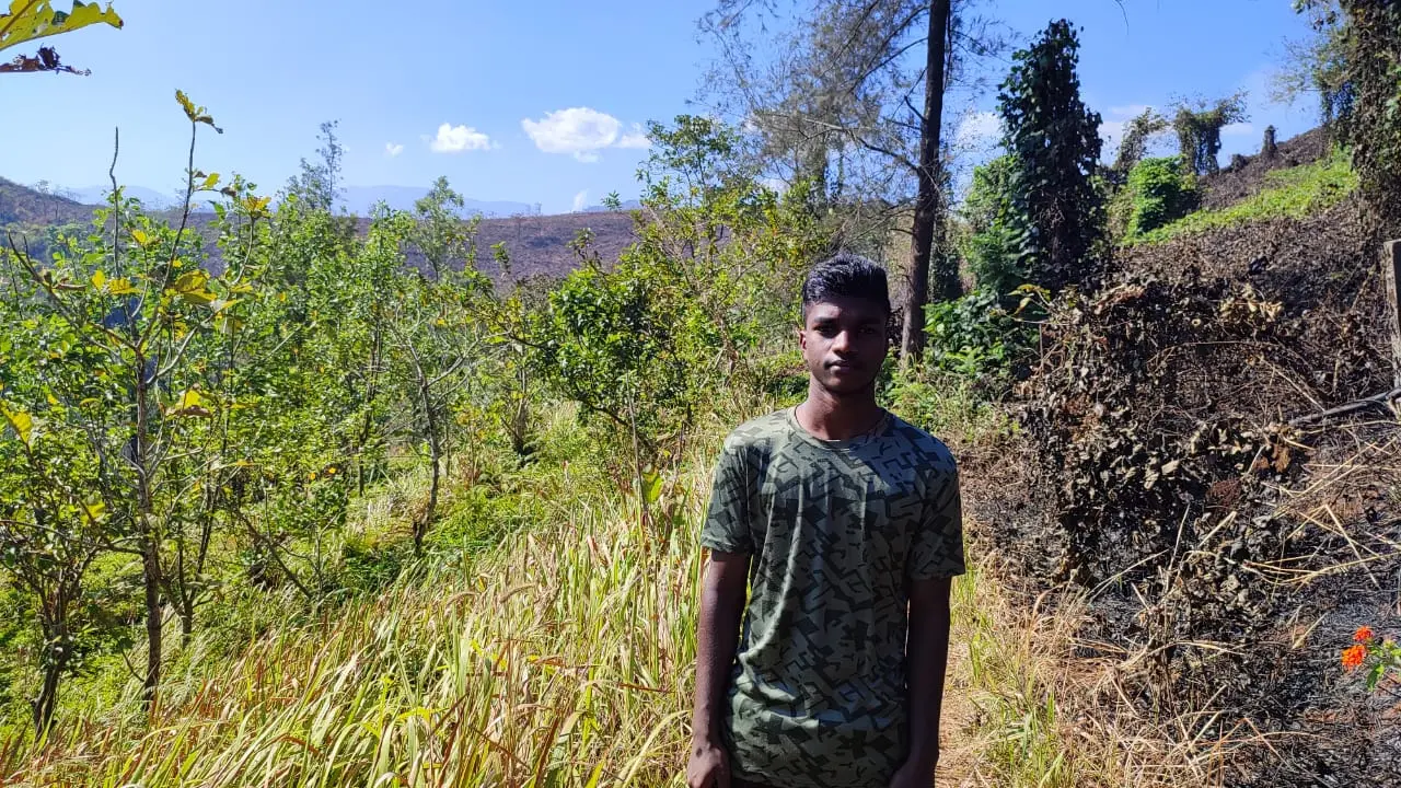 Light and shade play on the face of Binuraj in his home turf of Attappady, mirroring an uncertain future over government funding of his alma mater, Sainik School, Kazhakoottam | Photo: A Manikandan
