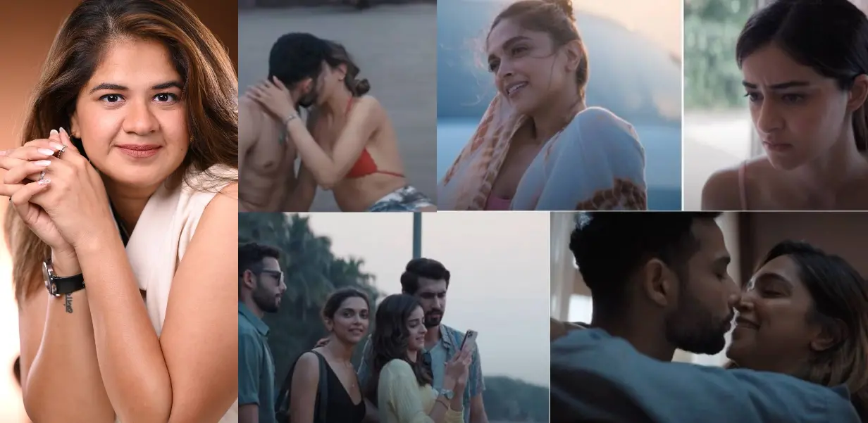 Aastha Khanna-Collage of screengrabs from Gehraiyaan