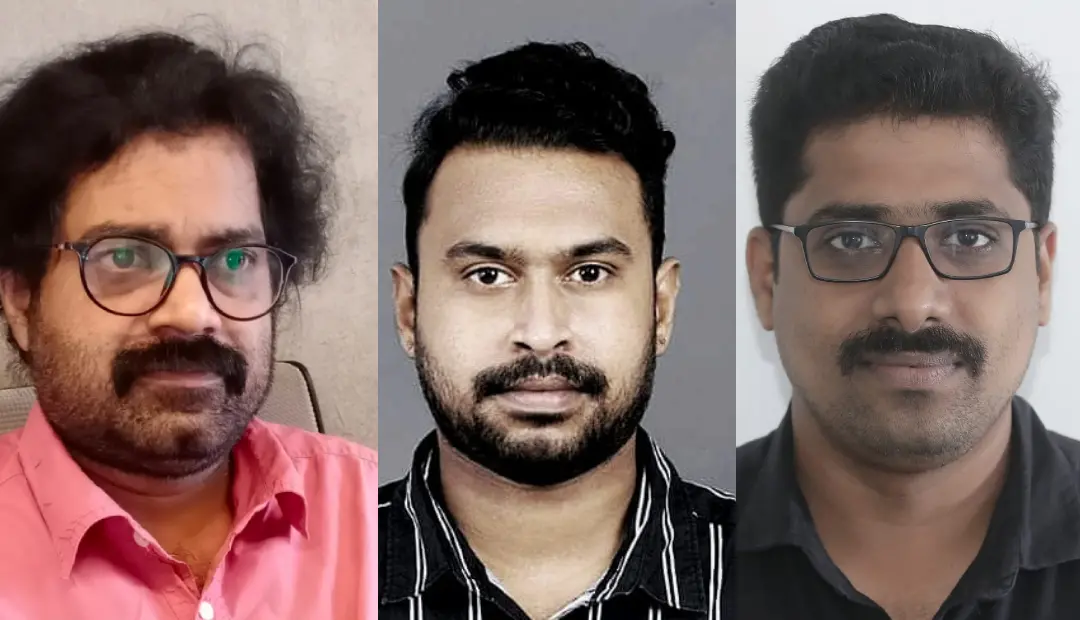 MB Babu, Jom T Kuriakose, Vipin C Vijayan