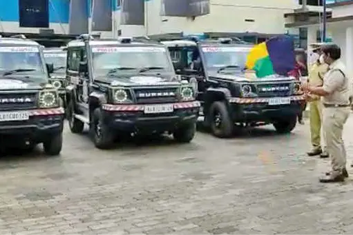 Kerala police gets Gurkha jeeps for off-road patrolling