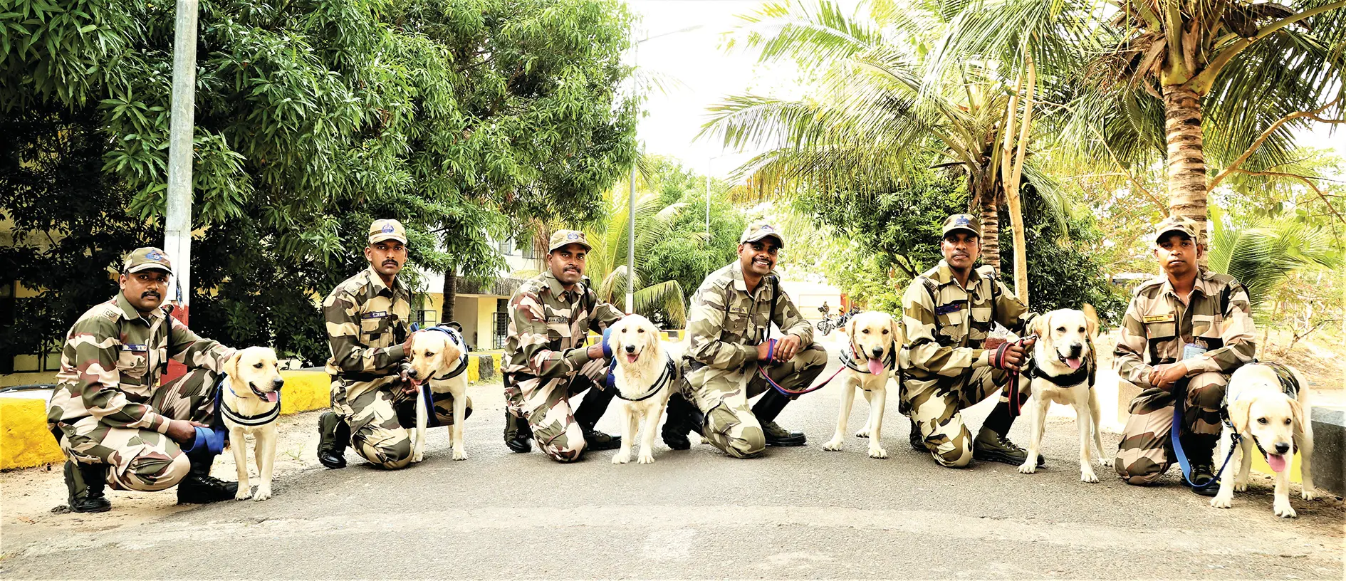 CISF dog squad. Photo: Mathrubhumi