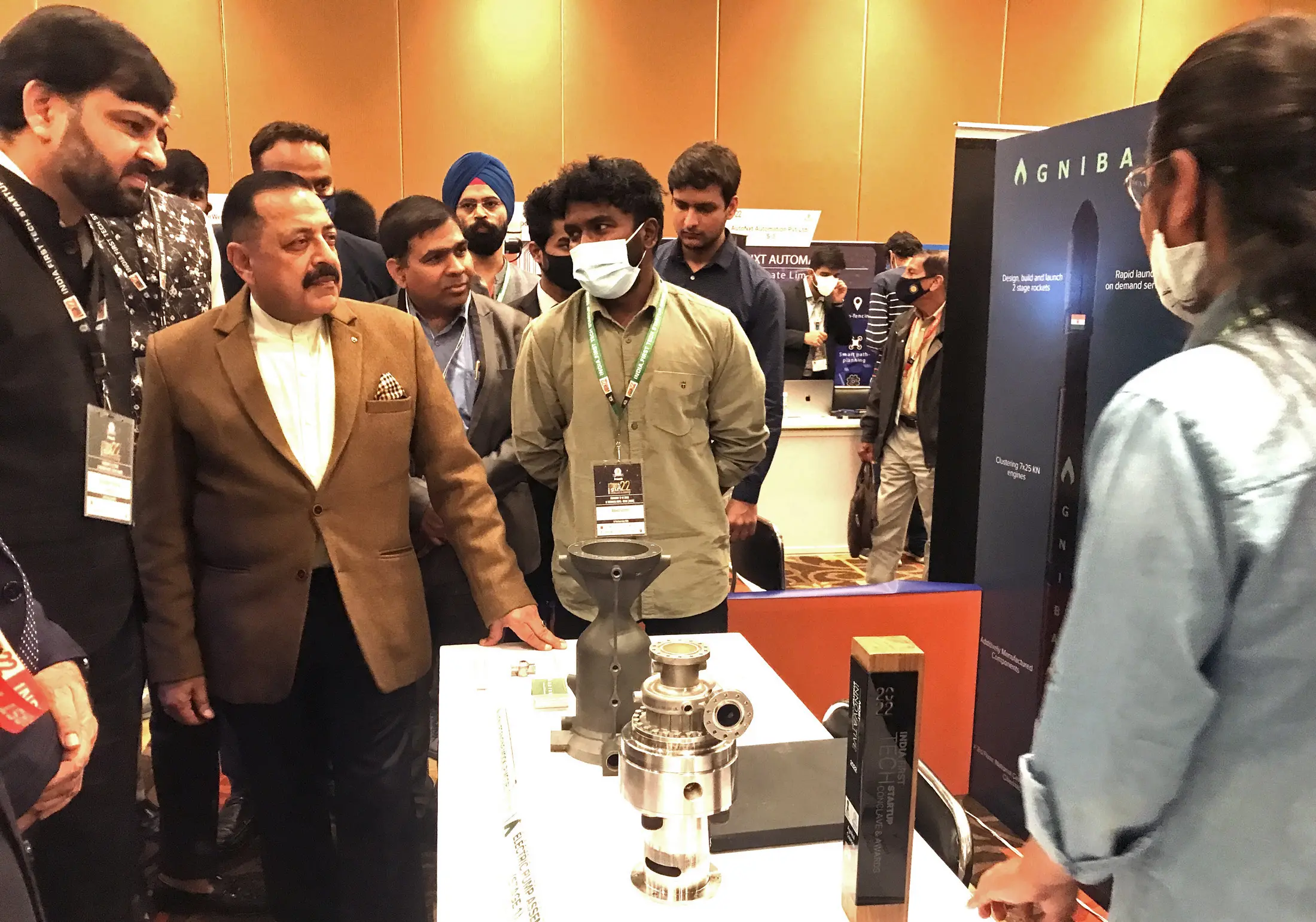 Minister of State for Science & Technology and Earth Sciences (I/C), Dr. Jitendra Singh at the India First Tech Start-Up Conclave-2022 | Photo: ANI
