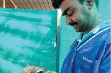 Ostrich recovers from mandible surgery in Kannur
