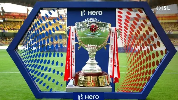 ISL trophy  | Photo: Twitter|@IndSuperLeague