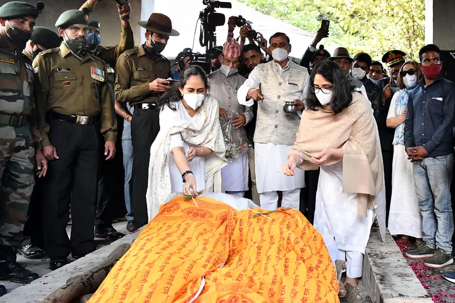 Ashes of CDS Rawat, his wife to be taken to Haridwar on Saturday, says family