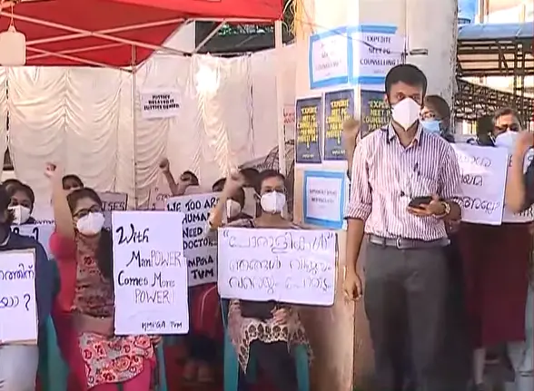 Doctors protesting | | Photo: Screengrab
