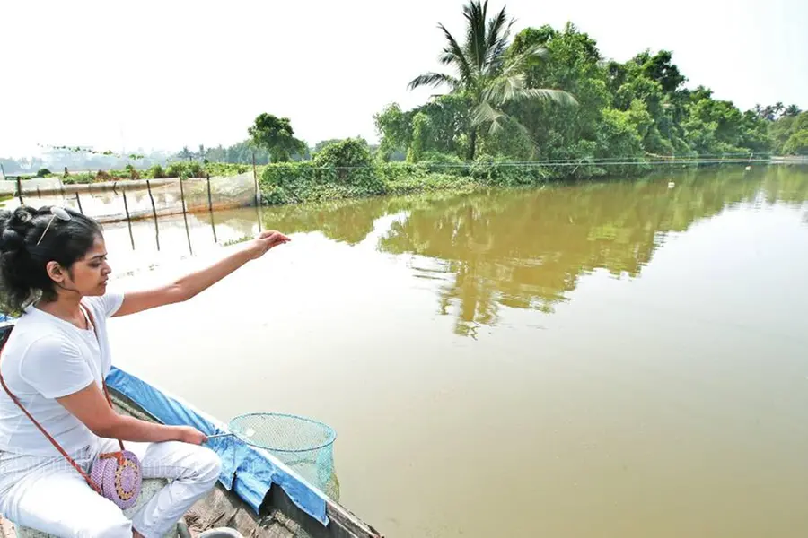 Kochi girl says no to job offers from Europe, invests in fish farm at Kannamaly