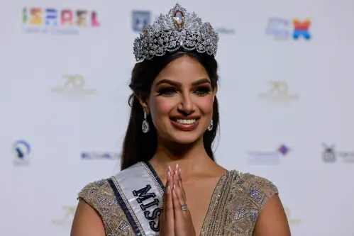 India's Harnaaz Sandhu crowned Miss Universe 2021