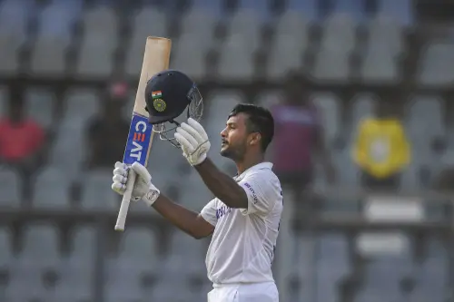 IND vs NZ: Mayank Agarwal helps India reach 221-4 after Patel's four wickets