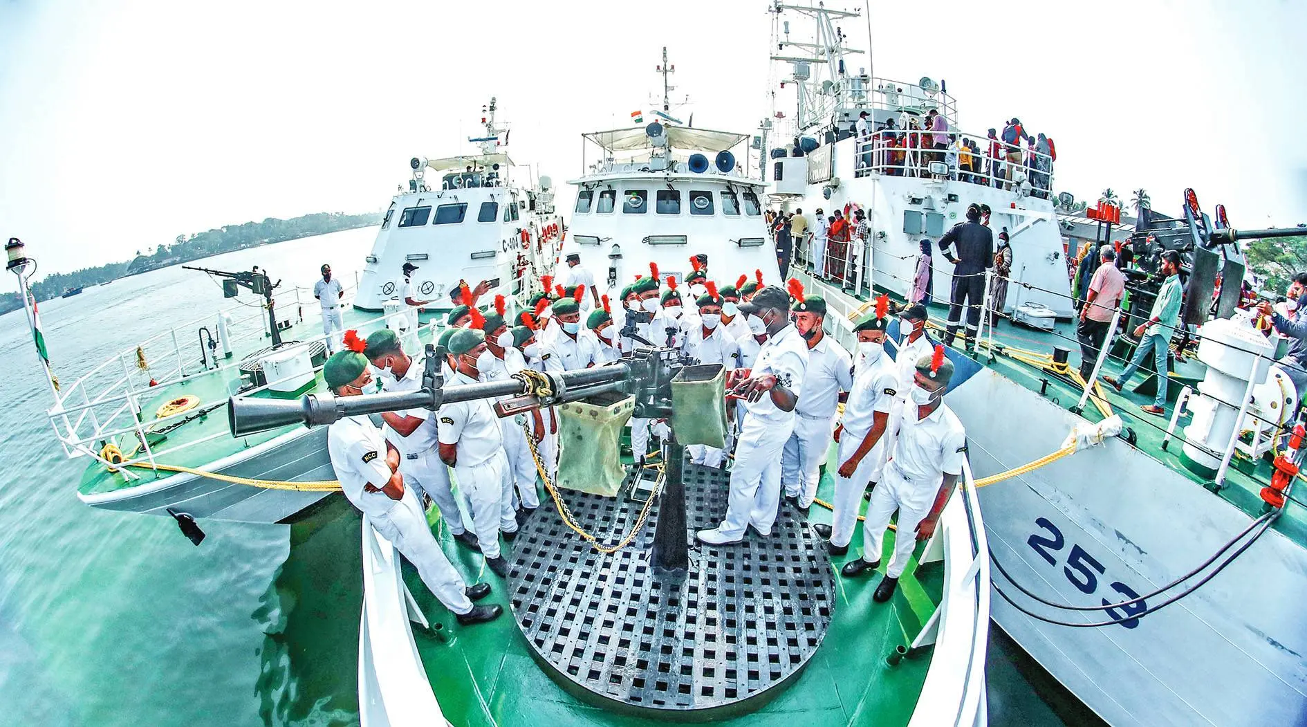 War ship at Beypore water fest | Photo: Sajan V Nambiar