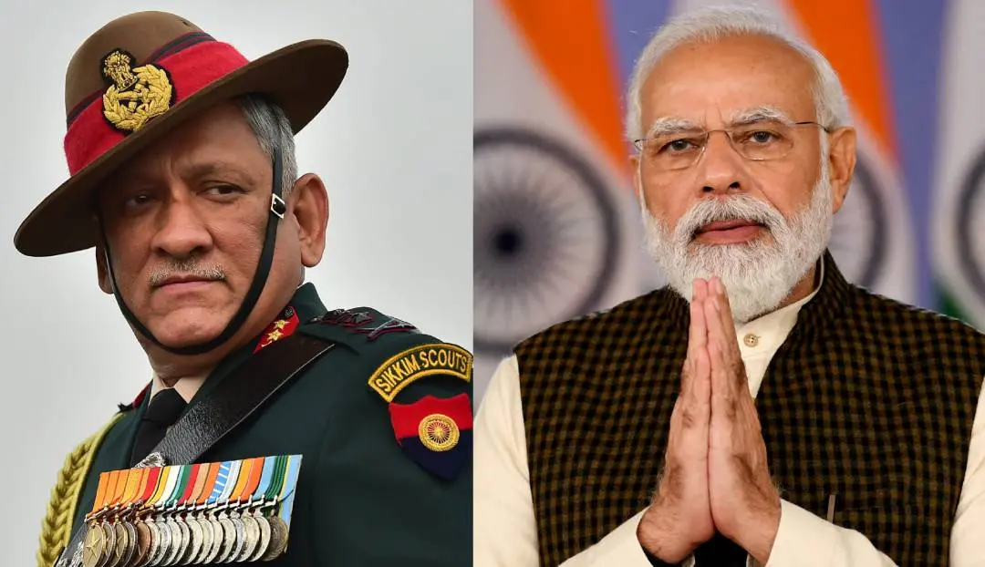 ബിപിന് റാവത്ത്, നരേന്ദ്ര മോദി| Photo: PTI, ANI