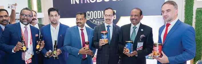 The chairman of Lulu Group, M A Yusuff Ali attending the International Food Exhibition, Gulfood'22, held in Dubai World Trade Centre