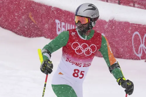 Arif Mohd Khan at the 2022 Winter Olympics | AP