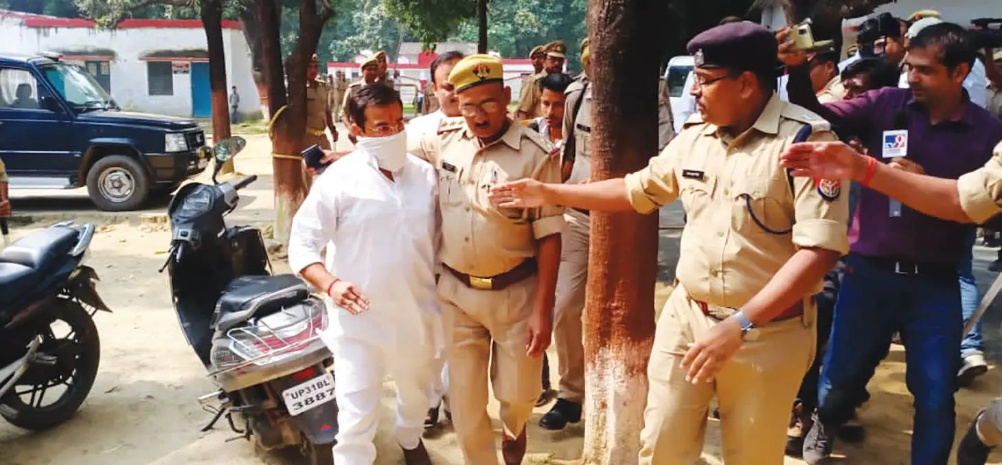 Ashish Mishra arriving to appear before Crime Branch | Photo: Rajesh Koyikkal